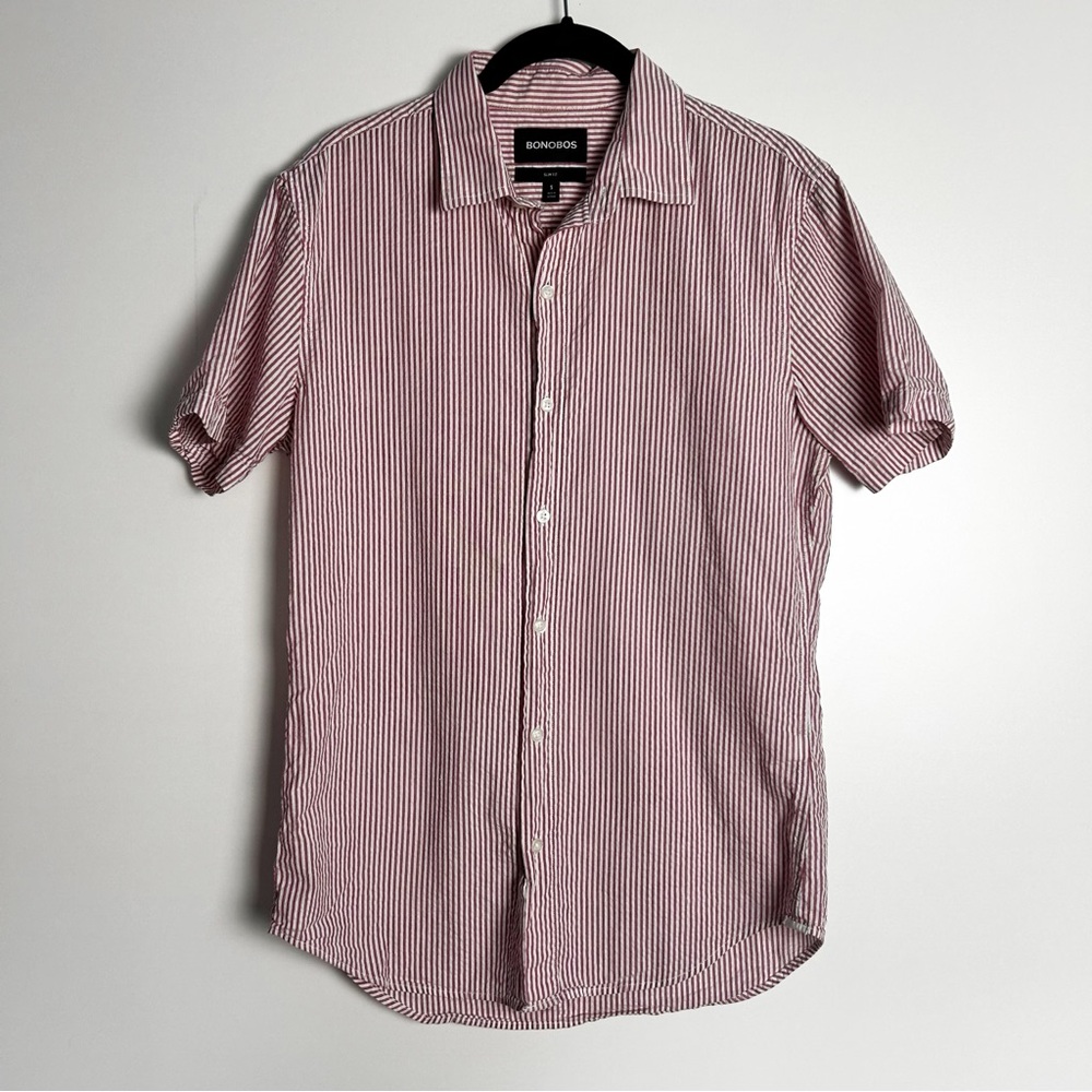 Bonobos stripped button down shirt - image 1